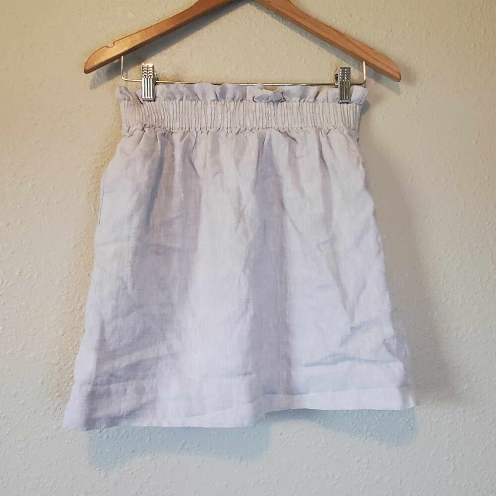 J. Crew Linen Skirt with pockets size 2
